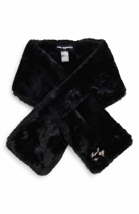Faux Fur Pull Thru Scarf
