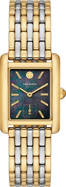 Tory Burch Eleanor Stainless Steel Bracelet Watch, 25mm x 34mm