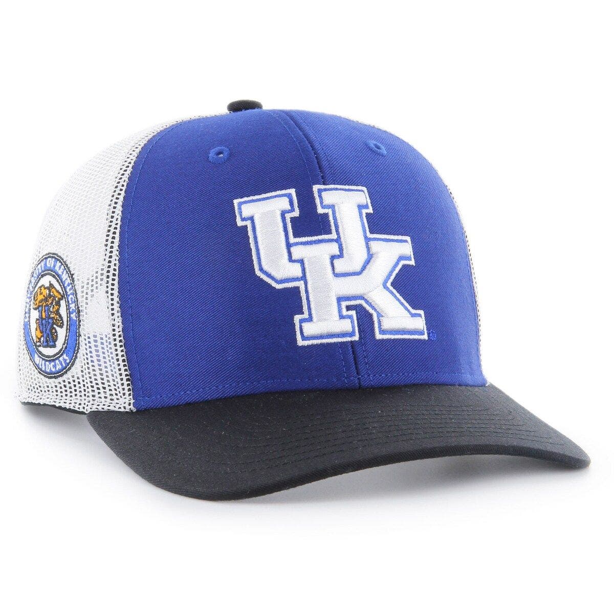 '47 Men's '47 Royal Kentucky Wildcats Side Note Trucker Snapback Hat ...