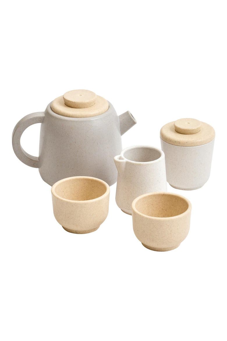 Teapot and Cups Set, Main, color, Multicolored