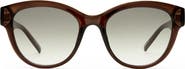 Le Specs Majestic 53mm Gradient Round Sunglasses