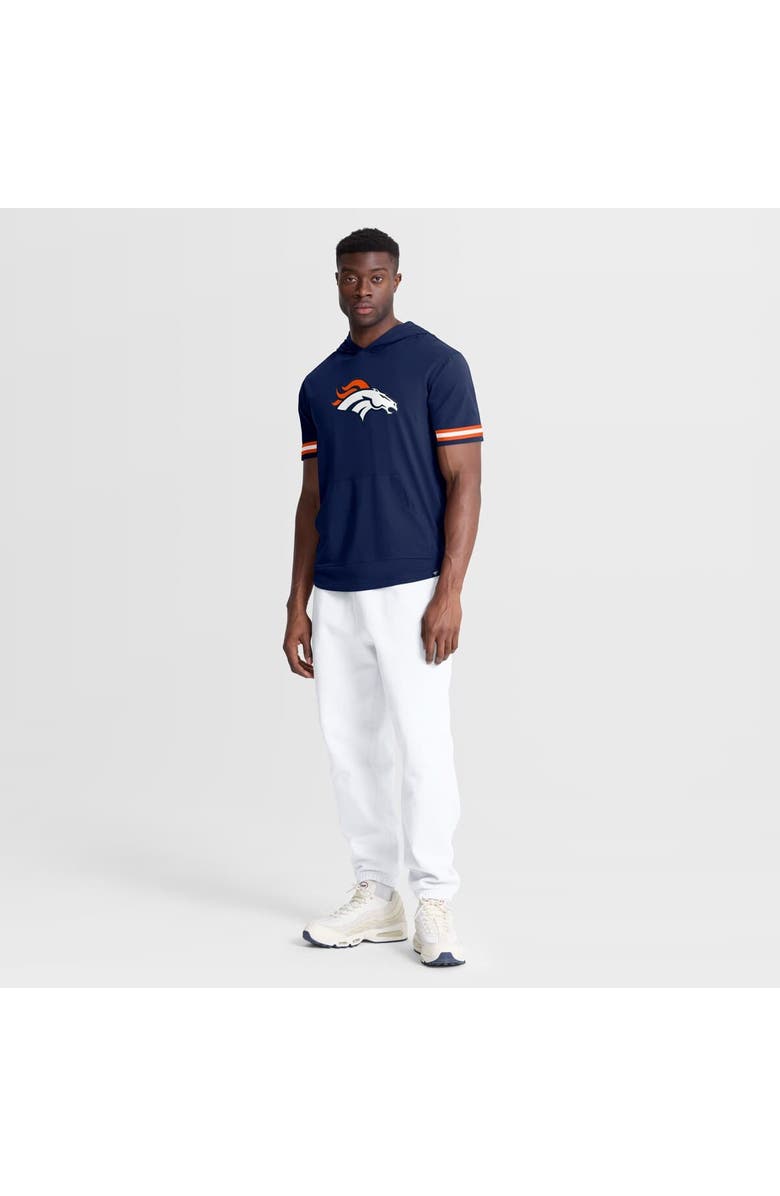 FANATICS Men's Fanatics Navy Denver Broncos Optimal Play Short Sleeve Hooded T-Shirt, Alternate, color, Navy