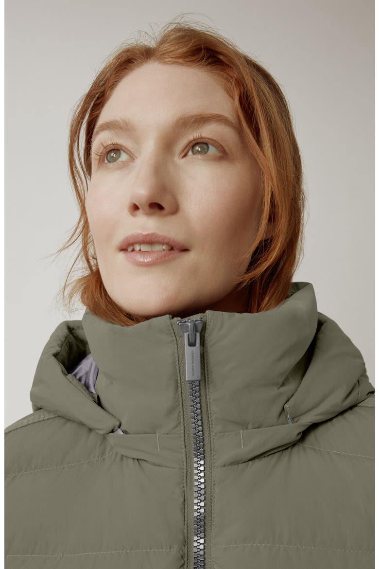 Aurora Water Repellent Hooded 750 Fill Power Down Parka, Alternate, color, SAGEBRUSH