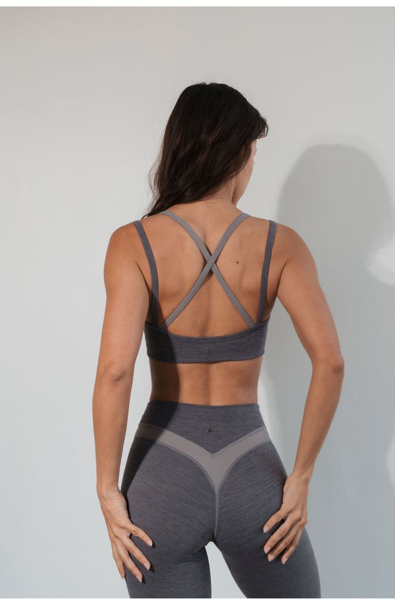 Vitality Daydream X Bra, Alternate, color, River Rock