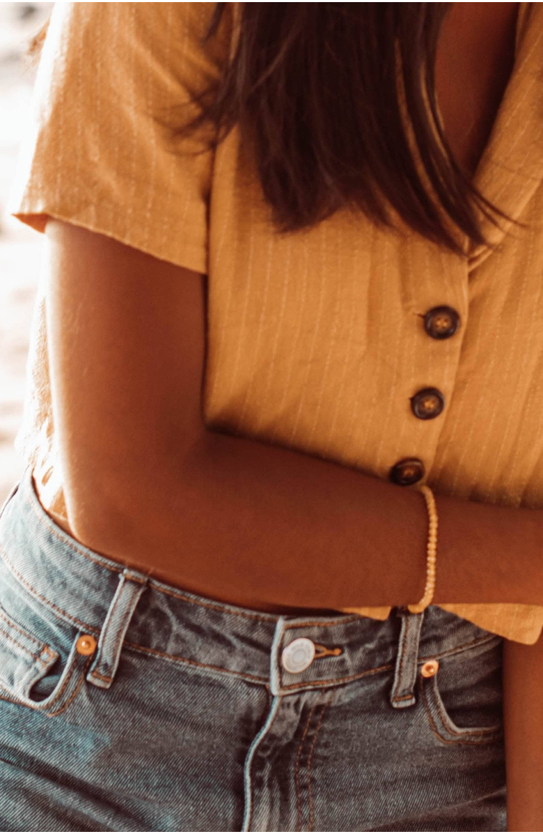 Tiny Rituals Citrine Energy Bracelet, Alternate, color, Light Yellow