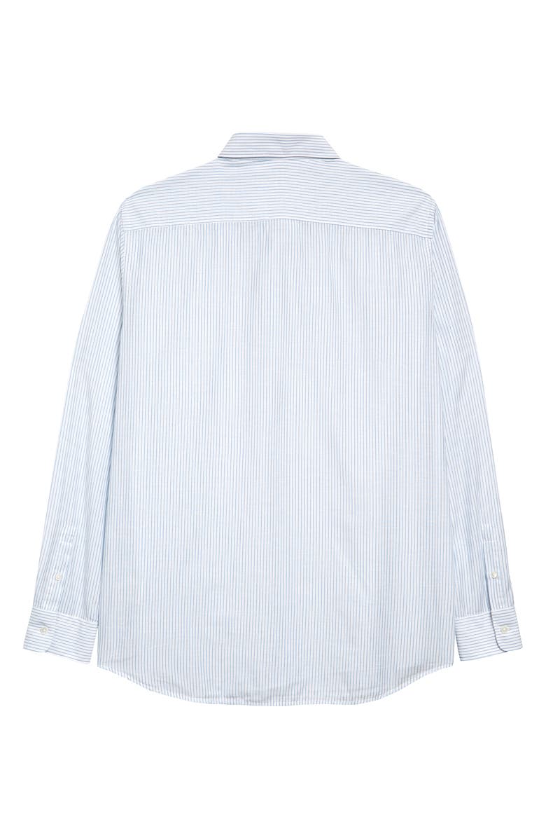 Sunflower Stripe Button-Up Shirt, Alternate, color, 