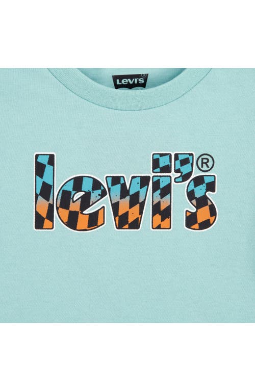 LEVI'S® LEVI'S® KIDS' CHECKER LOGO GRAPHIC T-SHIRT & SHORTS SET