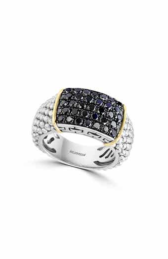 Pavé Black Diamond Ring