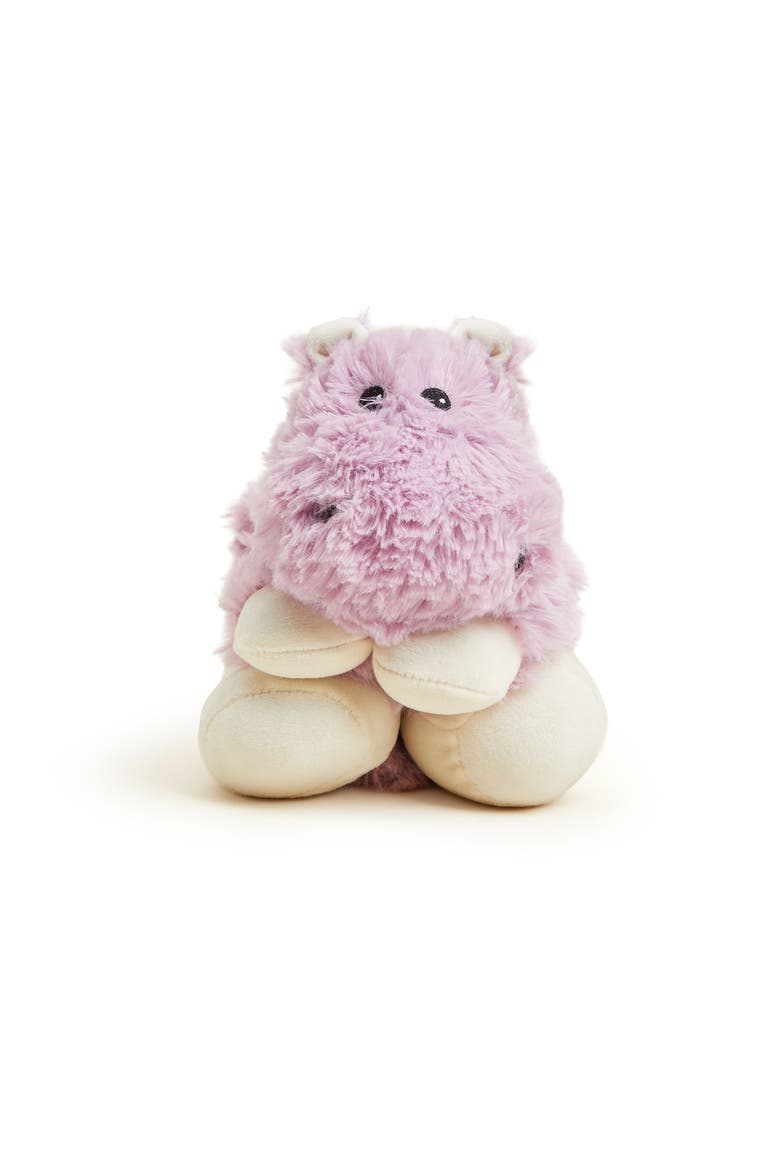 Hippo Plush Neck Wrap, Alternate, color, Medium Purple