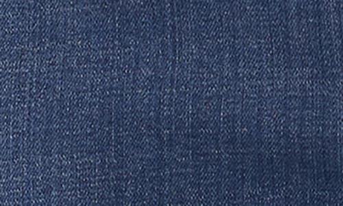Eileen Fisher High Rise Ankle Straight Leg Jeans In Medium Indigo In Blue