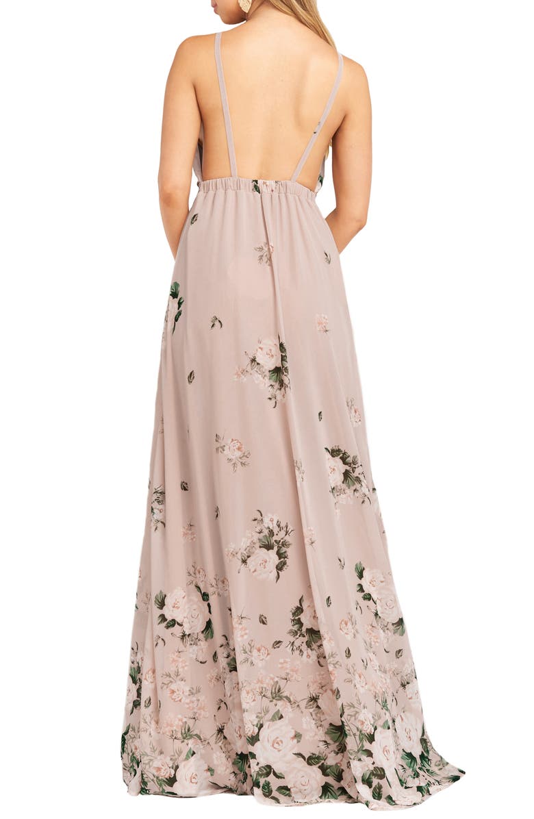 Show Me Your Mumu Amanda Blouson Gown, Alternate, color, 