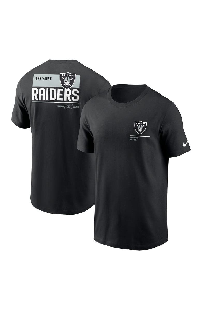Nike Men's Nike Black Las Vegas Raiders Team Incline T-Shirt, Alternate, color, Black