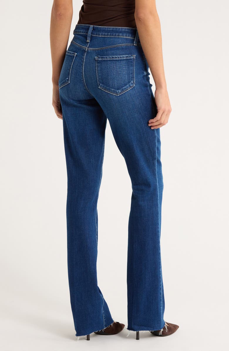 L'AGENCE Ruth Raw Hem Straight Leg Jeans, Alternate, color, Marvista