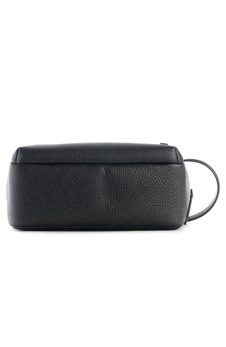 Givenchy Essential Leather Travel Pouch, Alternate, color, Black