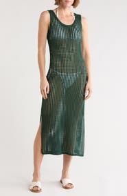 NORDSTROM RACK Open Knit Cover-Up Dress