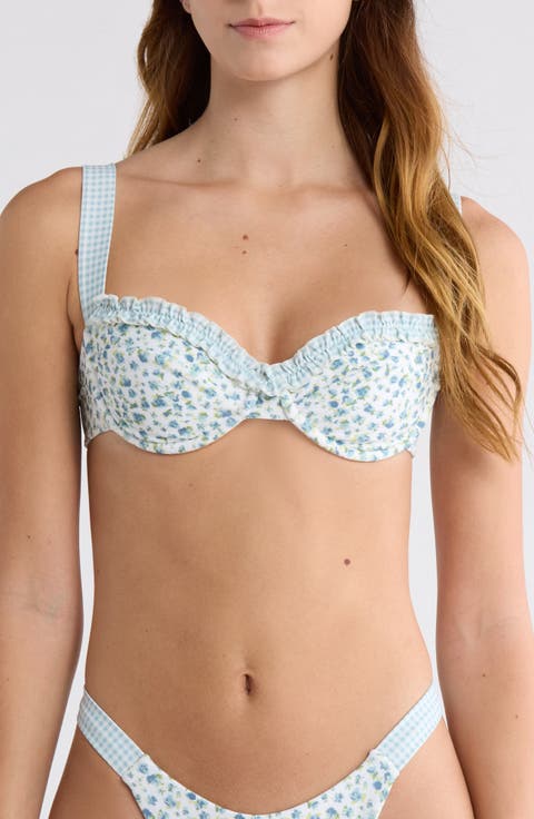 Elise Ruffle Bikini Top