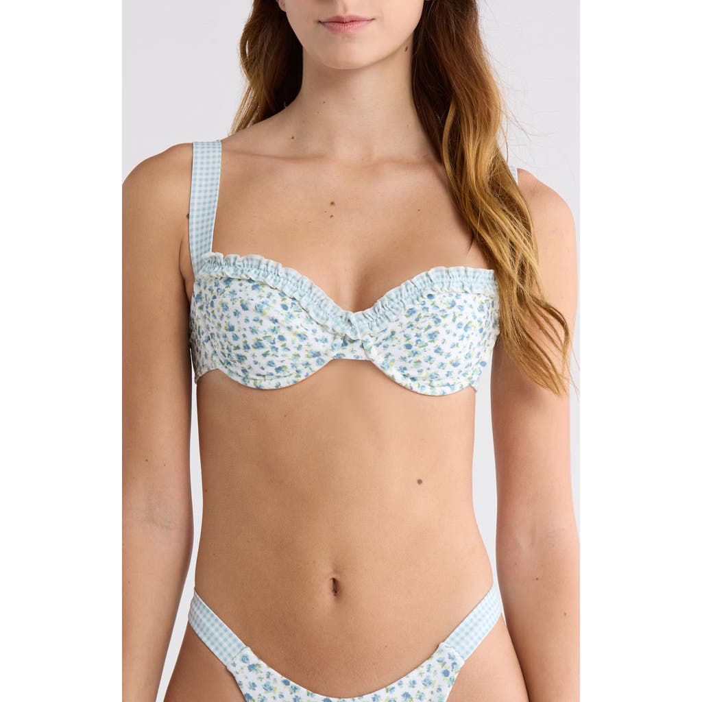 Pacsun Elise Ruffle Bikini Top