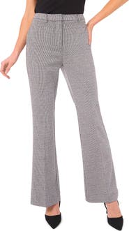 Halogen® Houndstooth Flare Leg Pants