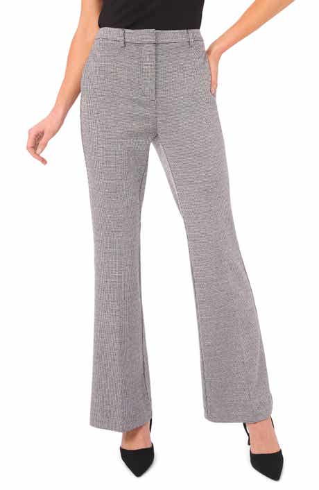 Halogen® Houndstooth Flare Leg Pants