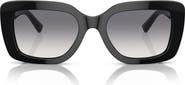 Ralph Lauren 55mm Nikki Gradient Rectangle Sunglasses