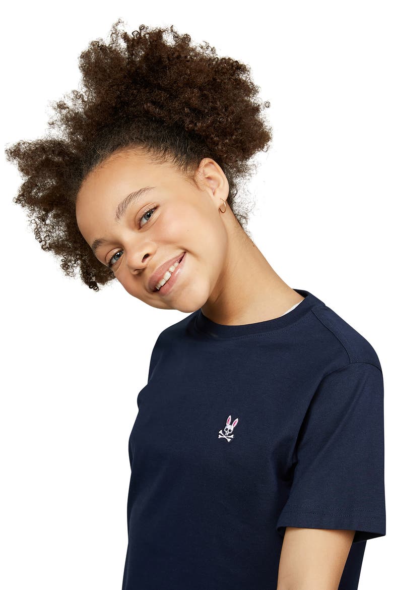 Kids' Cotton T-Shirt, Alternate, color, NAVY