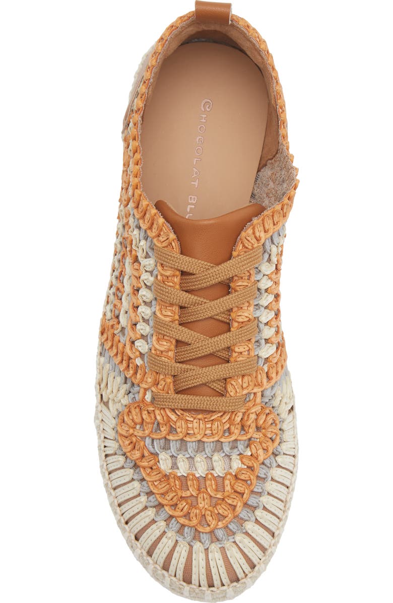 Chocolat Blu Naia Sneaker, Alternate, color, Orange-Blue
