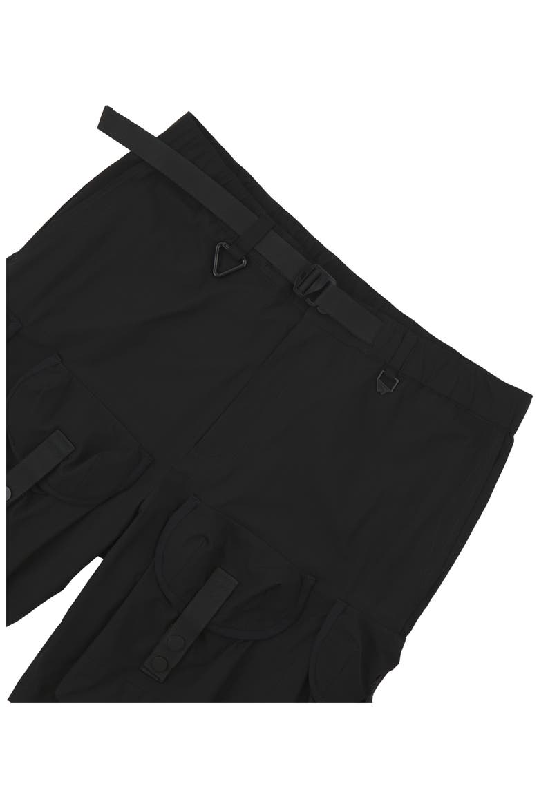 Alice Packable Ripstop Cargo Shorts, Alternate, color, BLACK