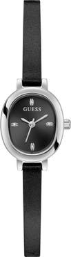 GUESS Oblong Crystal Marker Watch, 21mm