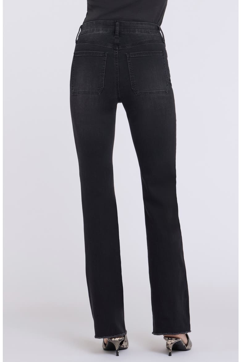 Barbara Flap Pocket Bootcut Jeans, Alternate, color, HELLEBORUS