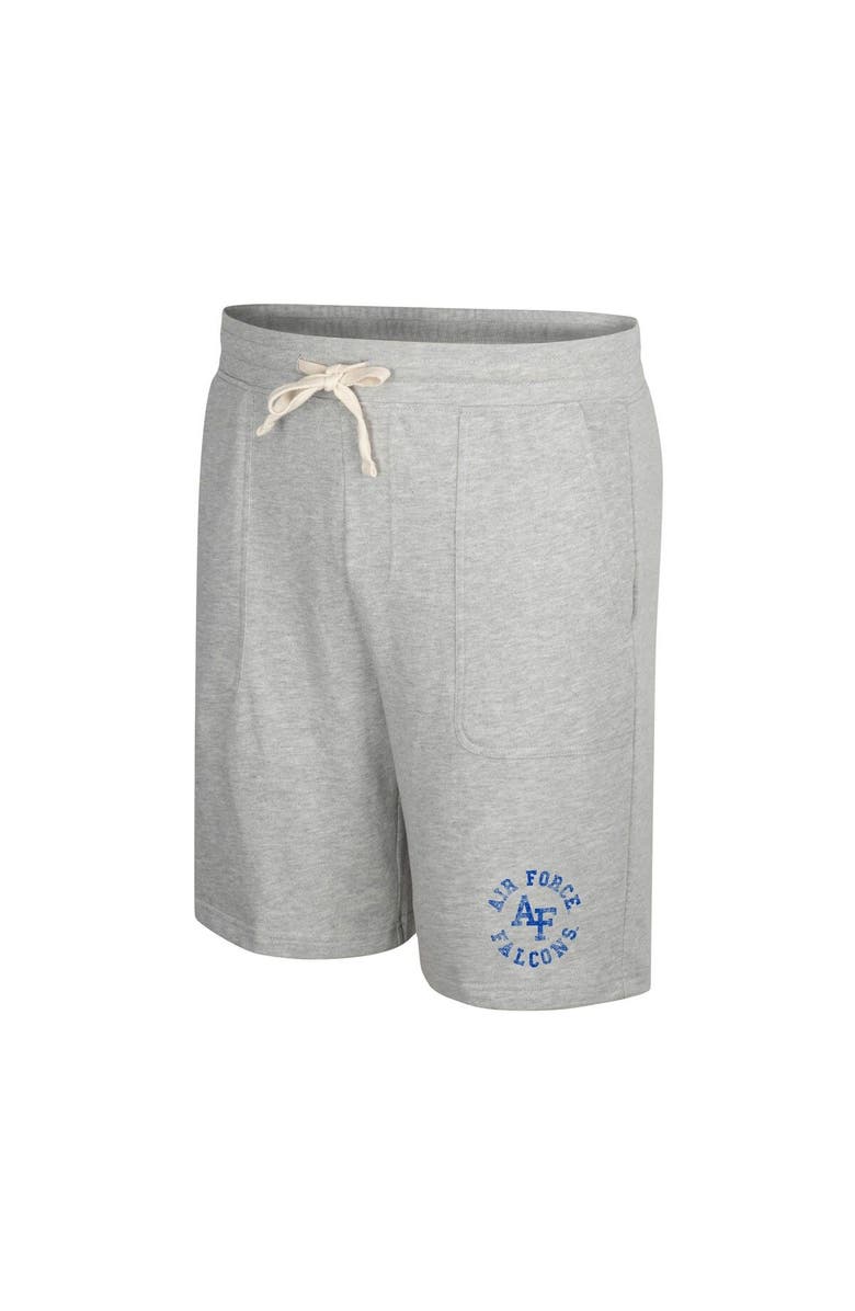 COLOSSEUM Men's Colosseum Heather Gray Air Force Falcons Love To Hear This Terry Shorts, Alternate, color, Heather Gray