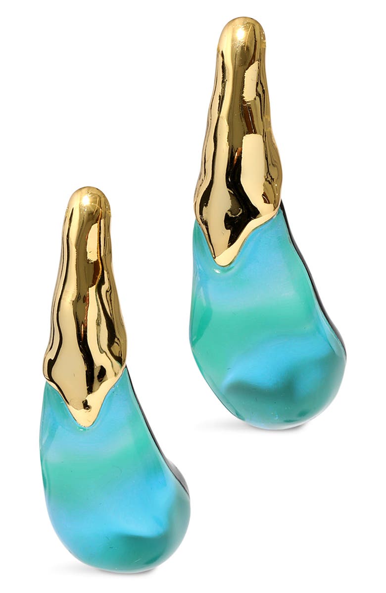 Alexis Bittar Liquid Lucite<sup>®</sup> Arched Large Drop Earrings, Main, color, 