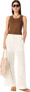 maje Guipure lace trousers