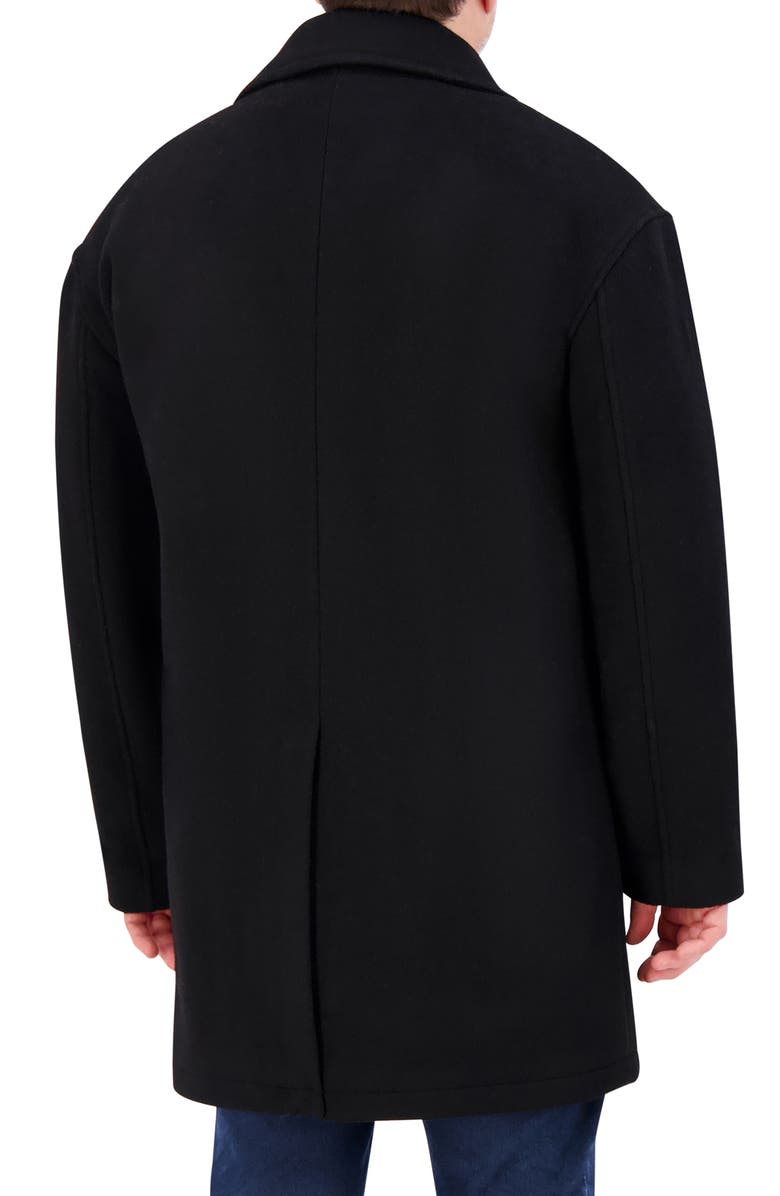 Hudson Jeans Double Breasted Wool Peacoat, Alternate, color,