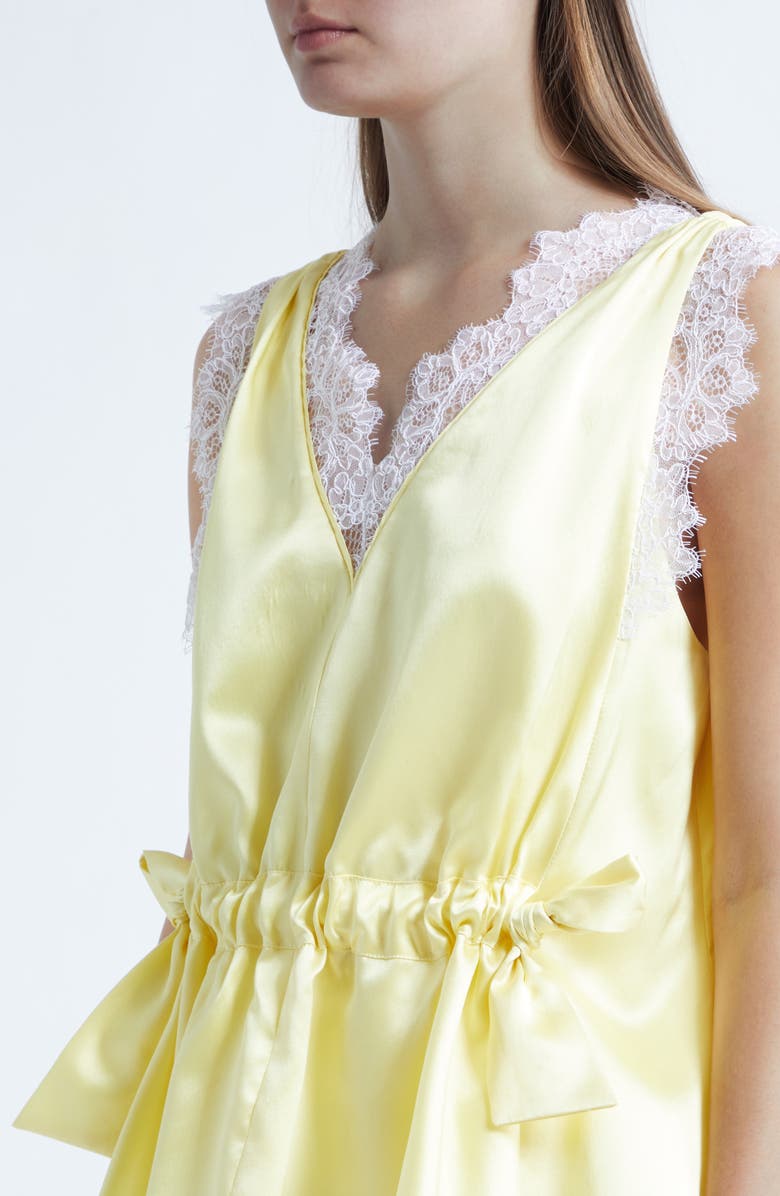 3.1 Phillip Lim Satin Lace Top, Alternate, color, Yuzu