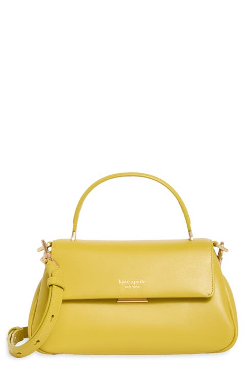 grace leather top handle bag