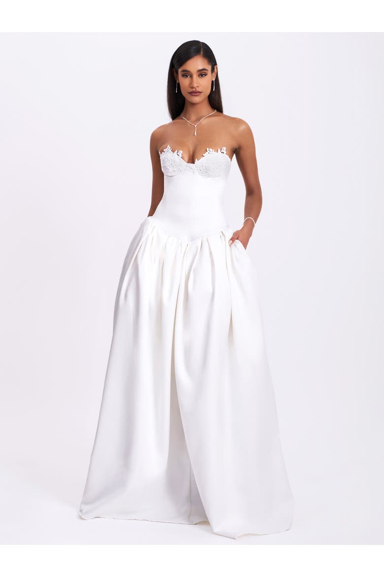 naila satin dress Naila Gown