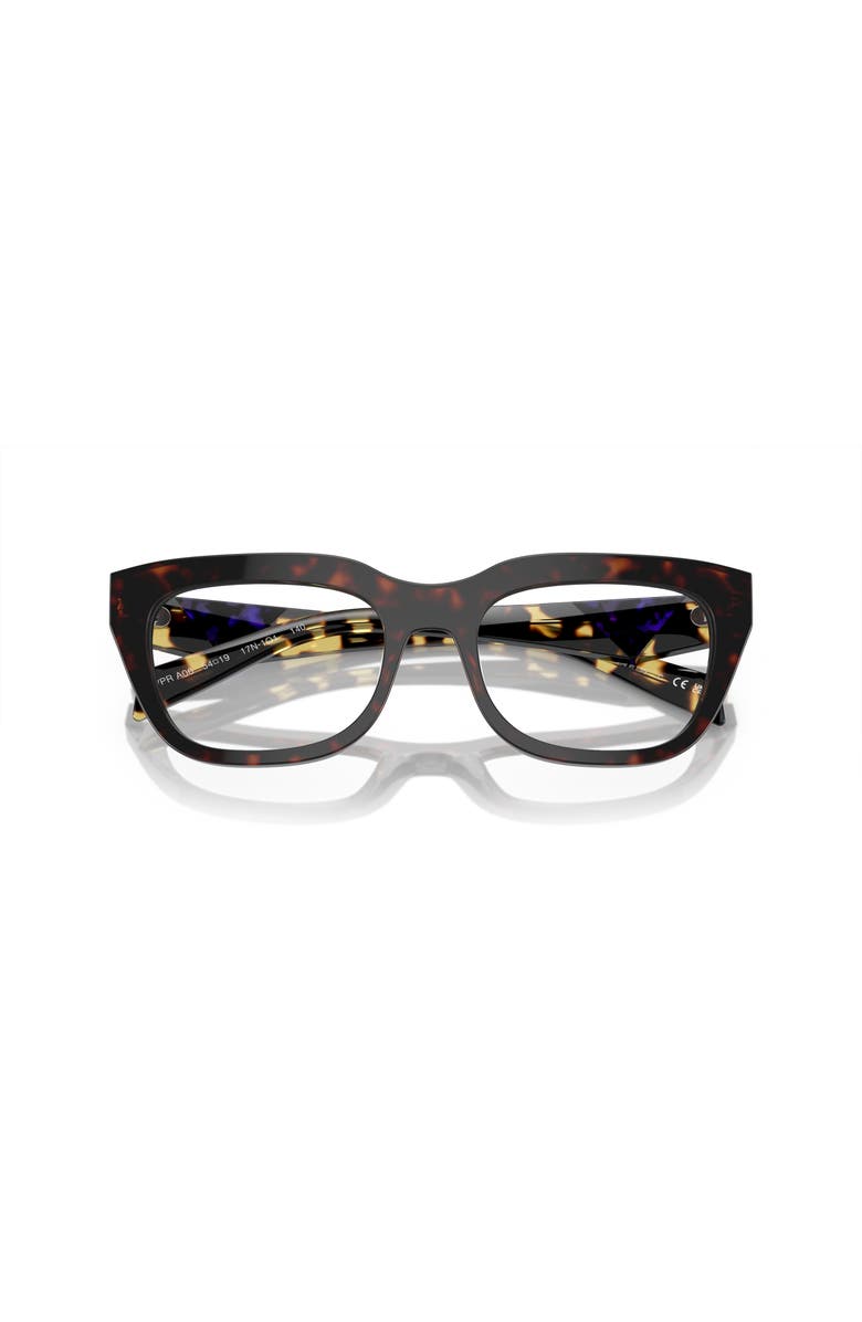 Prada 52mm Irregular optical glasses, Alternate, color, Tortoise