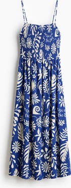 H&M Smocked Strappy Dress