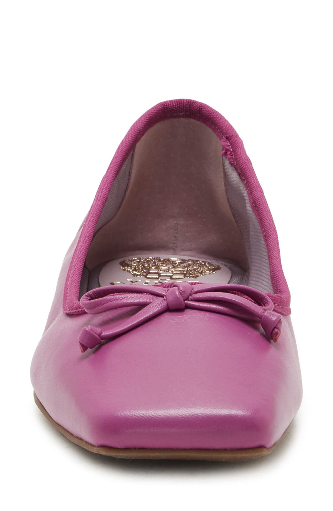 Elanndo Square Toe Ballet Flat, Alternate, color, DEEP ORCHID