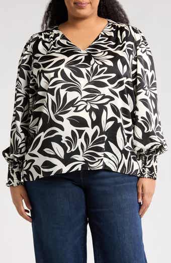 Balloon Sleeve Popover Top