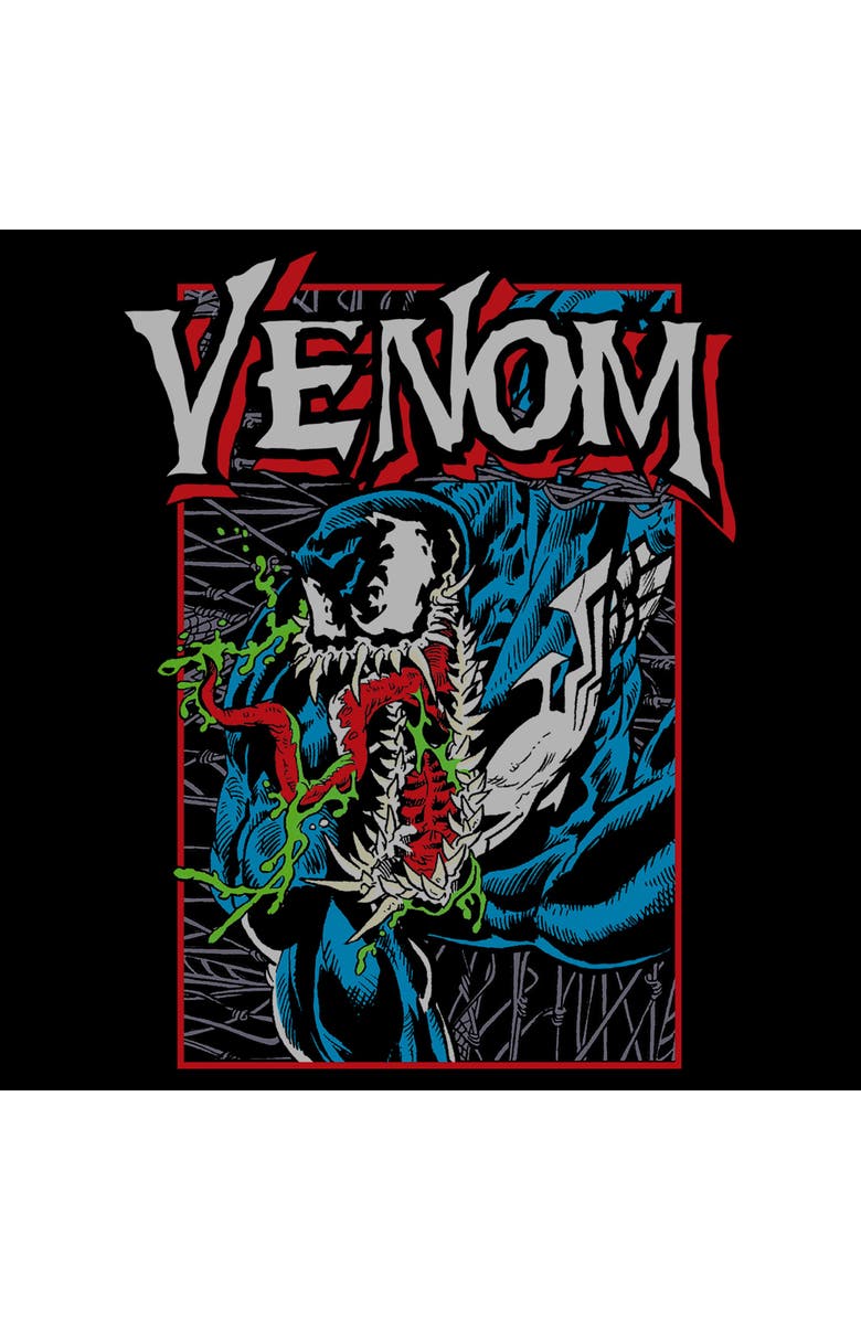 Marvel: Venom Men's Marvel Venom Classic Venom Poster Graphic T-Shirt, Alternate, color, Black