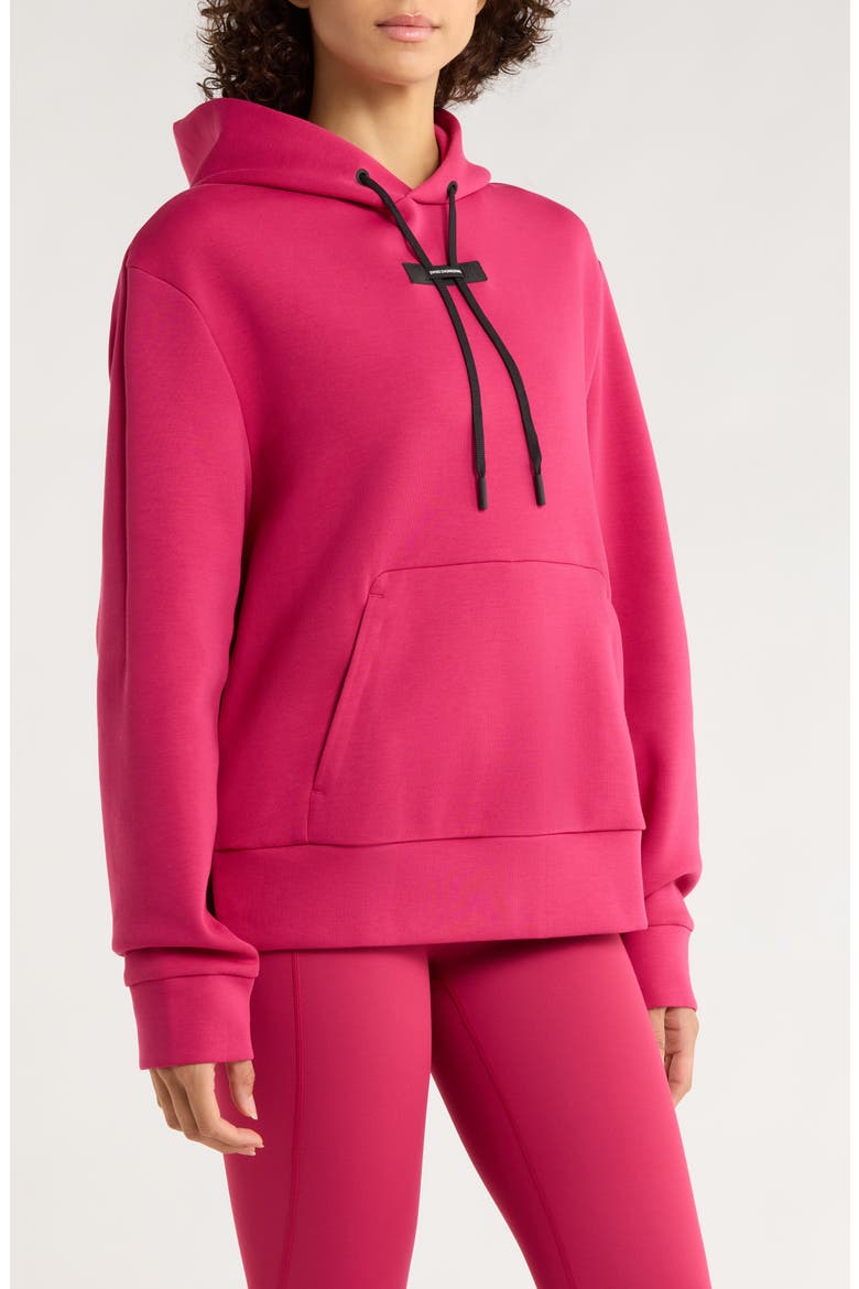 Focus Tech Hoodie, Alternate, color, GRENADINE