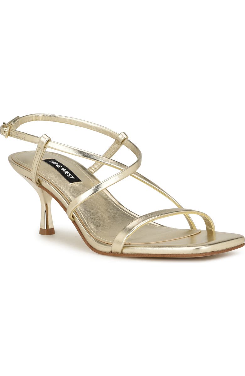 Nine West Haya Slingback Sandal, Main, color, Gold