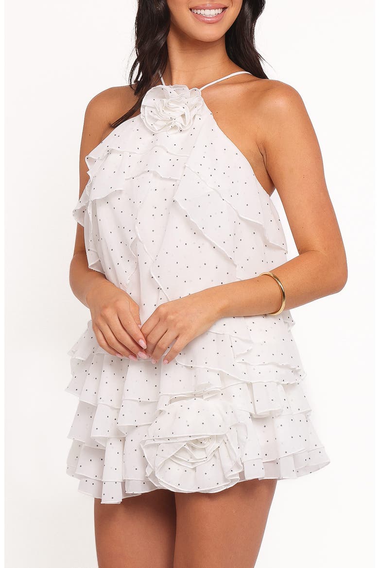 Kit Ruffled Skort Set, Alternate, color, WHITE POLKA DOT