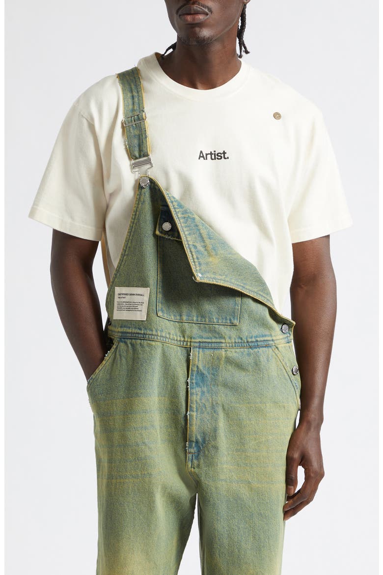 x Birkenstock The Artist Aged Graphic T-Shirt, Main, color, WHITE DIRTY WASH
