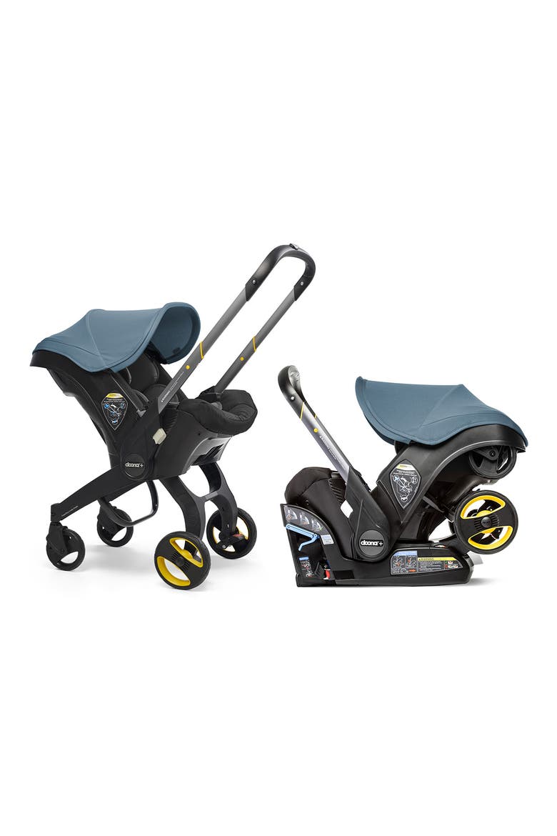 Convertible Infant Car Seat/Compact Stroller System with Base, Alternate, color, OCEAN BLUE