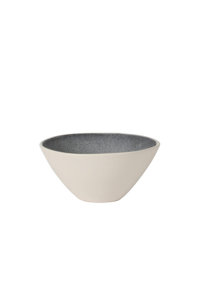 Coastal Forest 12-Piece Triple Reactive Glaze Stoneware Dinnerware Set, Alternate, color, Grey/Linen