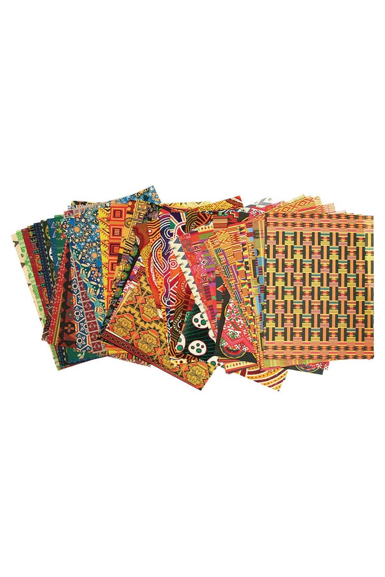 Around the World Textile Paper, Alternate, color, Multicolored