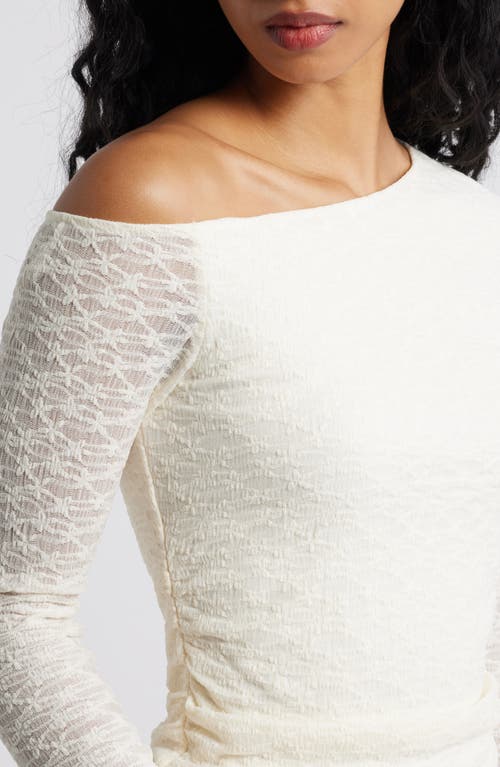 Bp. One-shoulder Lace Top In White