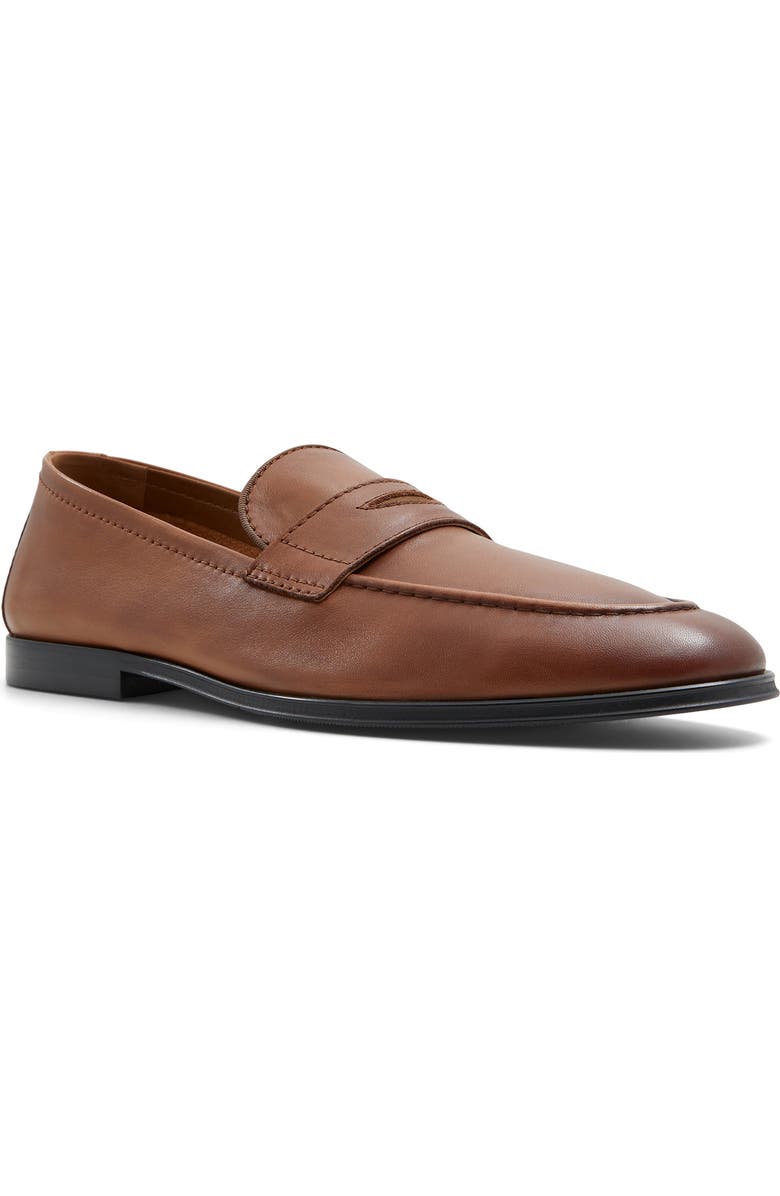 ALDO Journey Penny Loafer, Main, color, Cognac